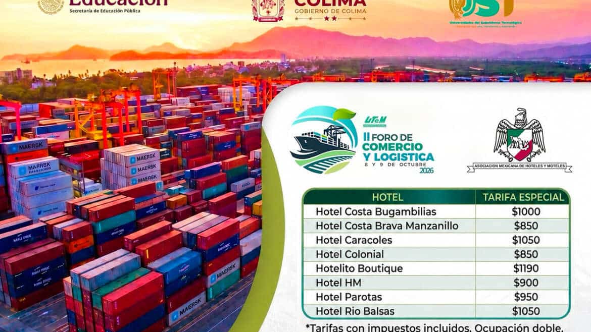 Tarifas especiales en Hospedaje para el Foro de Comercio y logística  8 y 9 de Octubre de 2026